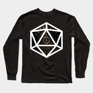 D20 Decal Badge - Lawful Evil Long Sleeve T-Shirt